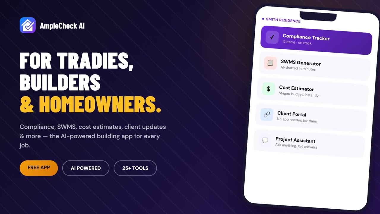 AmpleCheck AI product walkthrough video thumbnail